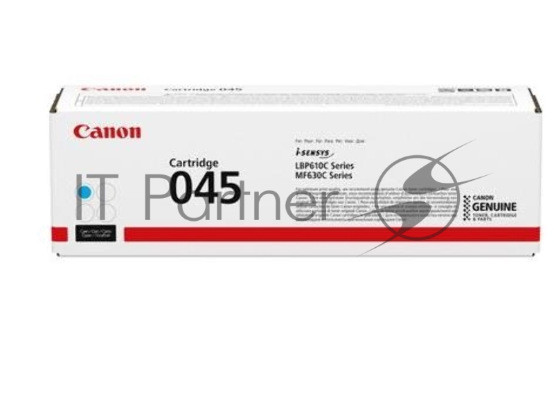 Картридж лазерный Canon 045C голубой, 1300 стр., для i-SENSYS MF631/633/635, LBP611