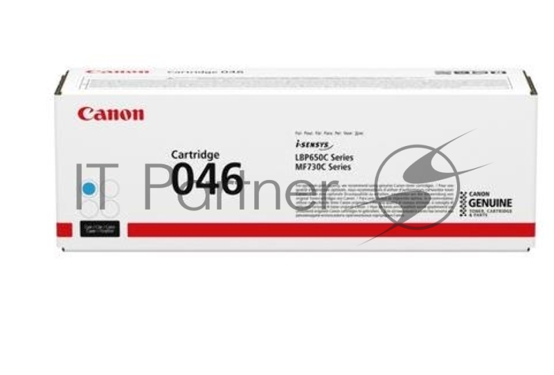 Картридж лазерный Canon 046C голубой для i-SENSYS MF732/734/735, LBP653/654 2300 страниц