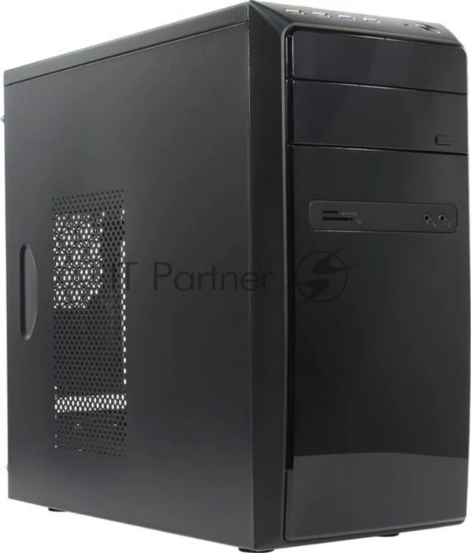 Компьютерный корпус InWin POWERMAN ES726BK USB 3.0 (Mini Tower, mATX, 450W PM-450ATX, USBx2, USB 3.0x2 + Audio, черный)