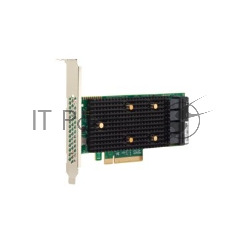 Адаптер HBA SAS 9400-16i SGL (05-50008-00), PCIe 3.1 x8 LP, Tri-Mode SAS/SATA/NVMe 12G HBA, 16port(2*int SFF8643), 3416 IOC