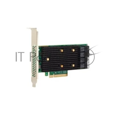 Адаптер HBA SAS 9400-16i SGL (05-50008-00), PCIe 3.1 x8 LP, Tri-Mode SAS/SATA/NVMe 12G HBA, 16port(2*int SFF8643), 3416 IOC