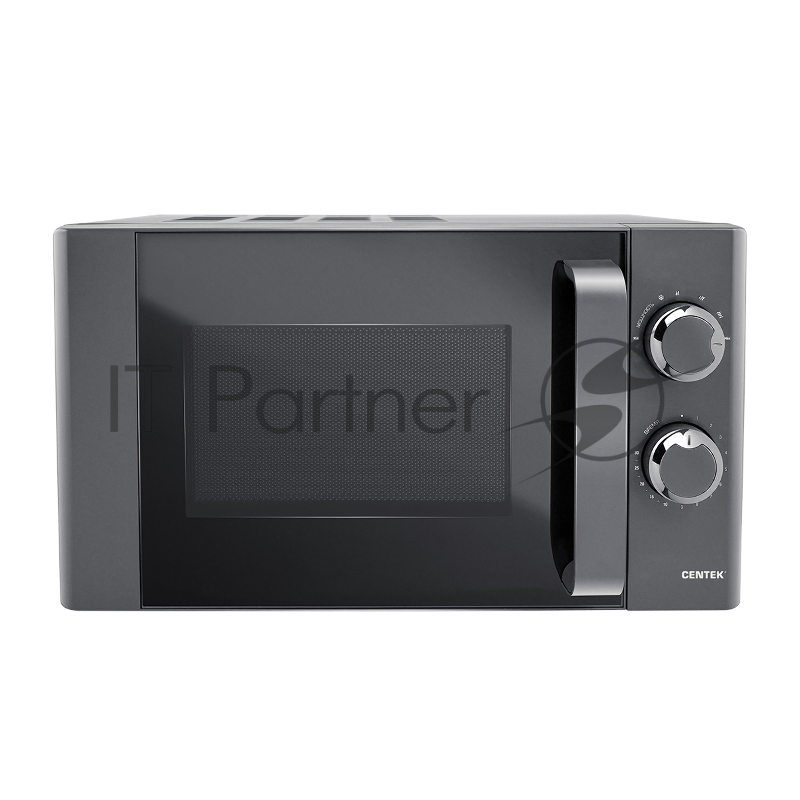 Микроволновая печь Centek CT-1583 темно-серый, 20 л, 700 Вт, переключатели - поворотный механизм