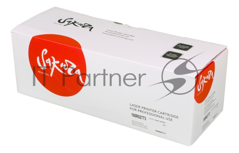 Картридж лазерный Sakura SA106R02773 (тип 106R02773) черный, 1500 стр., для Xerox Phaser 3020/ WorkCentre 3025