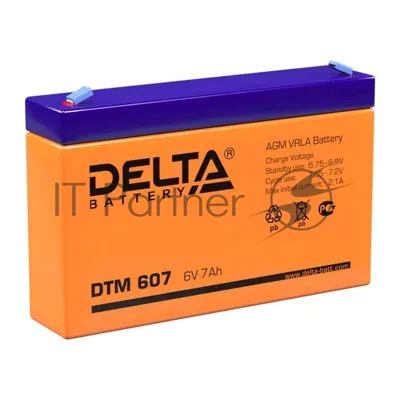 Батарея для ИБП Delta DTM 607 (6V, 7Ah)