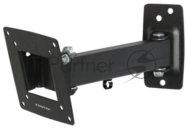 Кронштейн Kromax OPTIMA-103 черный, 10"-28", max 25 кг, настенный, VESA 100x100 мм