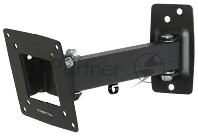 Кронштейн Kromax OPTIMA-103 черный, 10"-28", max 25 кг, настенный, VESA 100x100 мм