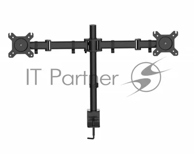 Кронштейн для мониторов Cactus CS-VM-D29-BK черный 13"-27" макс.10кг настольный поворот и наклон