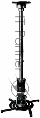 Кронштейн для проектора Cactus CS-VM-PR01L-BK черный макс.10кг настенный и потолочный поворот и наклон