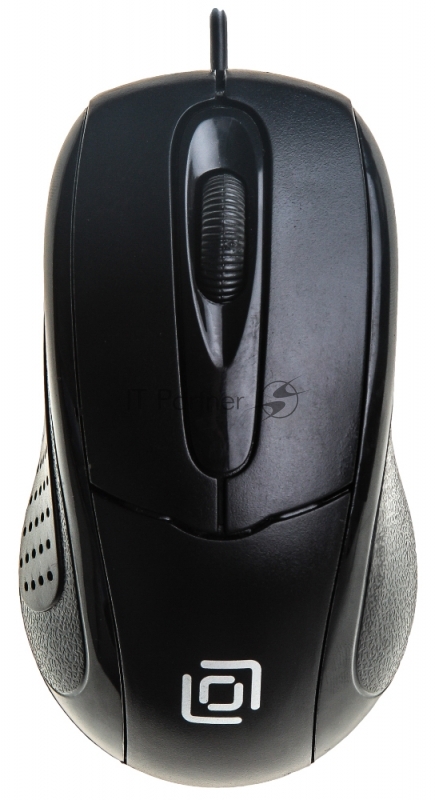 Мышь проводная Oklick 305M черный, 1000 dpi, USB, кнопки - 3