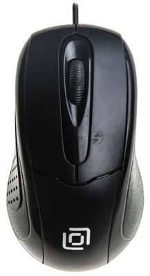 Мышь проводная Oklick 305M черный, 1000 dpi, USB, кнопки - 3