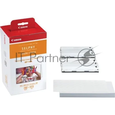 Набор Canon RP-108 (8568B001) бумага (10x15см) и цветные красители для SELPHY CP1200. 108 страниц.