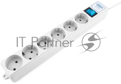 Фильтр-удлинитель PowerCube PRO (SPL(5+1)-16B-P-3M) 3.0 м, LC контур - подавление В/Ч помех, 16А/3,5кВт
