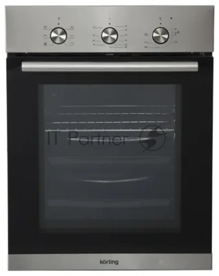 Встраиваемая электрическая духовка Korting OKB 4630 CMX/59.6 х 45 x 55 см, 6 режимов нагрева, механическое управление, утапливаемые переключатели, таймер, нержавеющая сталь