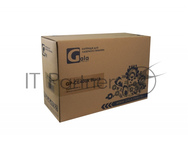Картридж лазерный GalaPrint GP-CE400X черный (11000 стр) для HP Color LaserJet Enterprise M551dn/M551n/M551xh