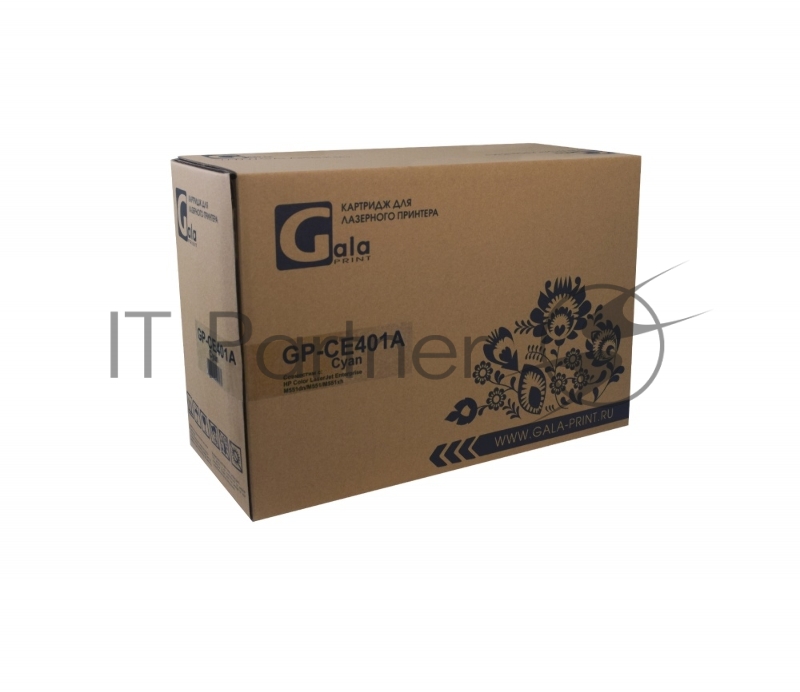 Картридж лазерный GalaPrint GP-CE401A голубой (6000 стр) для HP Color LaserJet Enterprise M551dn/M551n/M551xh