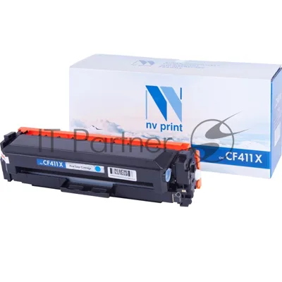Картридж лазерный NVPrint совместимый для LJ Pro M477fdn/M477fdw/M477fnw/M452dn/M452nwCF411X Cyan (5 000k)