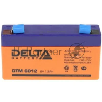 Батарея Delta DTM 6012 (1.2 А\ч, 6В) свинцово- кислотный аккумулятор