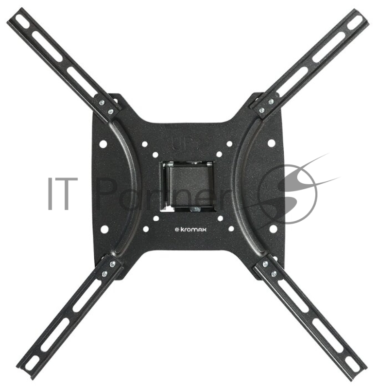 Кронштейн Kromax OPTIMA-402, 15"-55", max 25 кг, настенный, VESA 400x400 мм черный