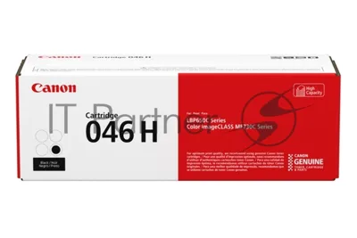 Картридж лазерный Canon 046 H BK 1254C002 черный (6300 стр.) для Canon i-SENSYS MF735Cx, i-SENSYS LBP653Cdw, i-SENSYS LBP654Cx, i-SENSYS MF732Cdw, i-SENSYS MF734Cdw