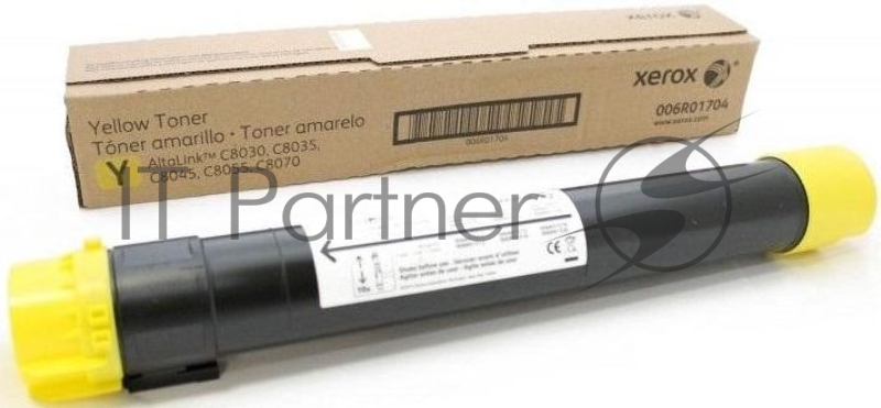 Картридж лазерный Xerox AltaLink C8030/35/45/55/70 желтый (15,0K)
