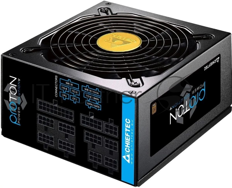 Блок питания Chieftec Proton BDF-850C, 850Вт, 80 PLUS Bronze, 140мм, модульный, черный