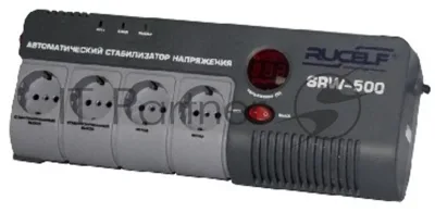 Стабилизатор напряжения Rucelf SRW-500-D 0.5кВА однофазный белый