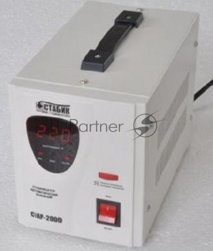 Стабилизатор напряжения RUCELF CTAP-2000VA 2000ВА, диапазон 140-270,однофазный,управление релейное, дисплей,точность 220+-6%, КПД 98%.