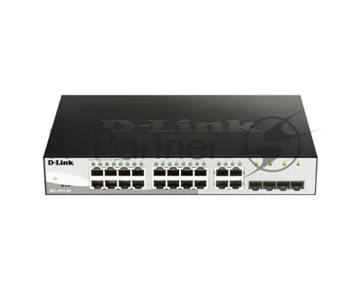 Коммутатор D-Link DGS-1210-20/F1A, 16×1 Гбит/с + 4×1 Гбит/с SFP, настраиваемый