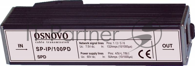 Грозозащита Osnovo SP-IP/100PD