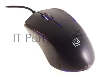 Мышь проводная Oklick 245M черный, 1000 dpi, USB, кнопки - 3