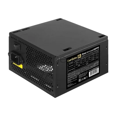 Блок питания ExeGate 600PPE (EX260643RUS), 600Вт, 120мм, черный