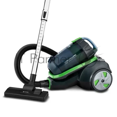 Пылесос Vitek VT-8130 черный/зеленый, 450/2200 Вт, уборка сухая, пылесборник контейнер 3,5 л