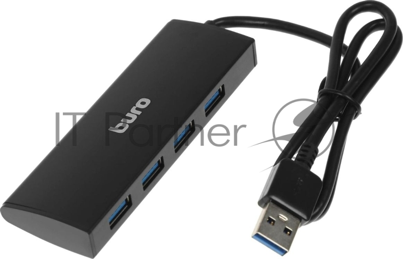 USB-концентратор Buro BU-HUB4-0.5-U3.0, USB 3.0, USB 4 порта, USB