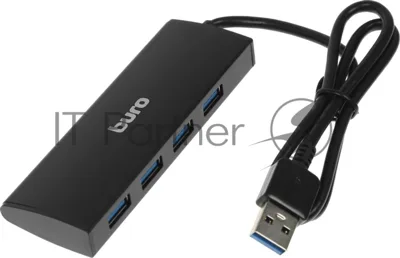 USB-концентратор Buro BU-HUB4-0.5-U3.0, USB 3.0, USB 4 порта, USB