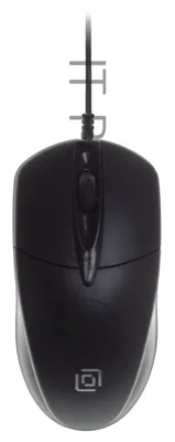 Мышь проводная Oklick 275M черный, 1000 dpi, USB, кнопки - 3