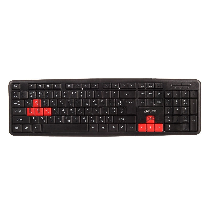 Клавиатура проводная ExeGate LY-403 (EX264080RUS), USB, черный
