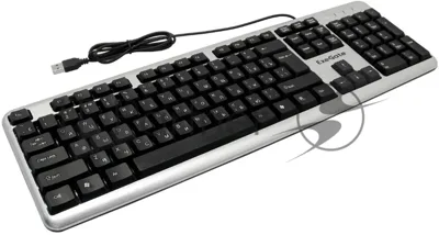Клавиатура проводная ExeGate LY-401 (EX264086RUS), USB, серебристый