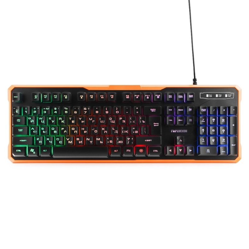 Клавиатура Гарнизон GK-320G проводная, USB Type-A, чёрный