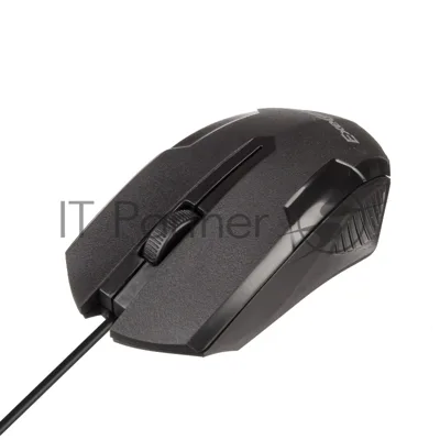 Мышь проводная ExeGate Professional Standard SH-9025 черный, 1000 dpi, USB, кнопки - 3