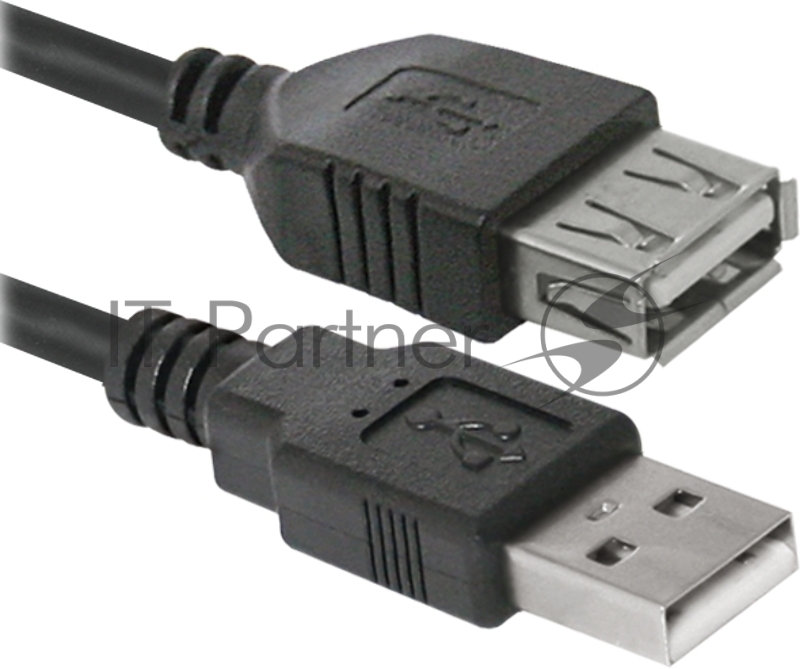 Кабель USB Defender USB02-10 USB2.0 AM-AF, 3.0м