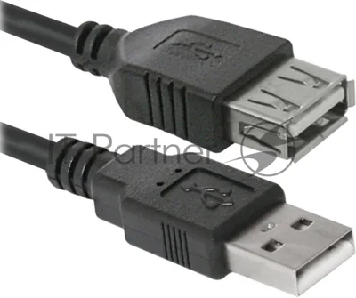 Кабель USB Defender USB02-10 USB2.0 AM-AF, 3.0м