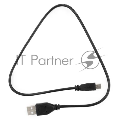 Кабель Гарнизон USB 2.0, AM/miniBM 5P, 0.5м, пакет (GCC-USB2-AM5P-0.5M)