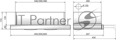 Вытяжка встраиваемая Elikor Интегра Glass 60Н-400-В2Д нержавеющая сталь/стекло белое, 60 см, 400 куб. м/ч, 55 дБ