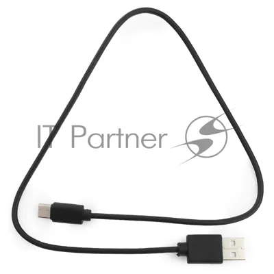 Кабель USB Гарнизон GCC-USB2-AMCM-0.5M, USB2.0 AM/USB3.1 Type-C, 0.5м, пакет