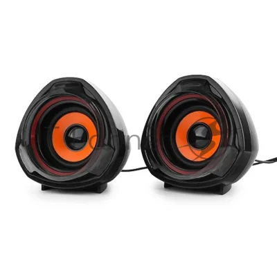 Акустическая система 2.0 Gembird SPK-105, черный, 5 Вт, регулятор громкости, USB-питание