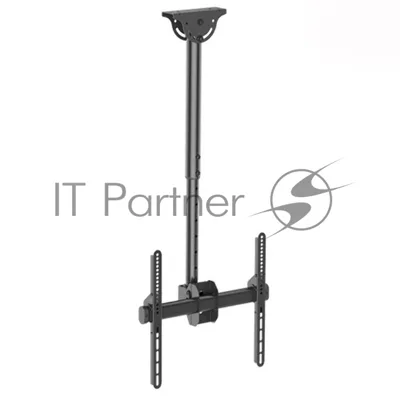 Кронштейн для телевизора Arm Media LCD-1800 черный 26"-65" макс.55кг потолочный поворот и наклон