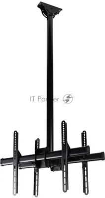 Кронштейн для телевизора Arm Media LCD-3050 черный, 32"-90" макс. 90 кг, потолочный, поворот и наклон