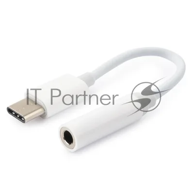 Переходник Cablexpert Переходник USB, USB Type-C/Jack3.5F, пакет (CCA-UC3.5F-01-W)