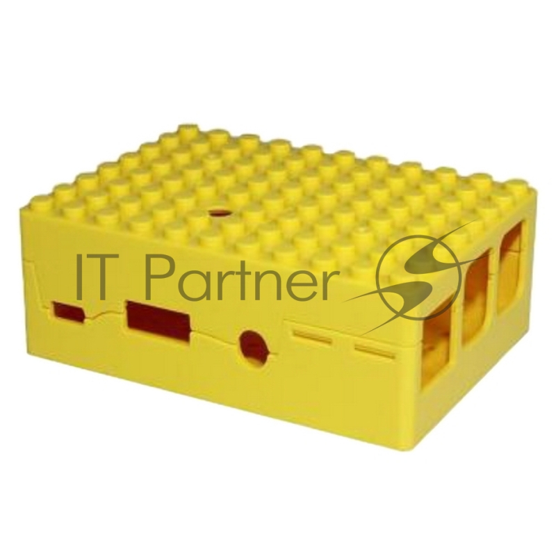 Корпус RA185 yellow для микрокомпьютера Raspberry Pi 3. RA185 Корпус ACD Yellow ABS Plastic Building Block case for Raspberry Pi 3