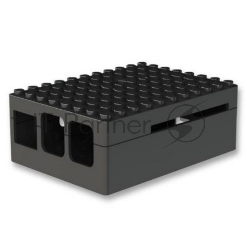 Корпус ACD RA182 black для микрокомпьютера Raspberry Pi 3 черный ABS Plastic Building Block case for Raspberry Pi 3